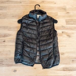 Black puffer vest◾️